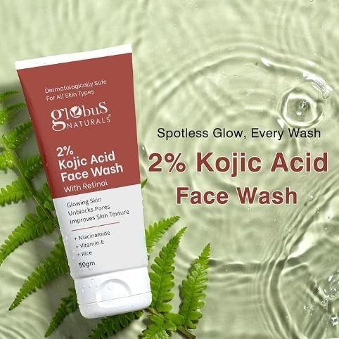 Kojic Acid Facewash and Kojic Acid Soap 125 Gm (Combo of Soap & Face Wash)