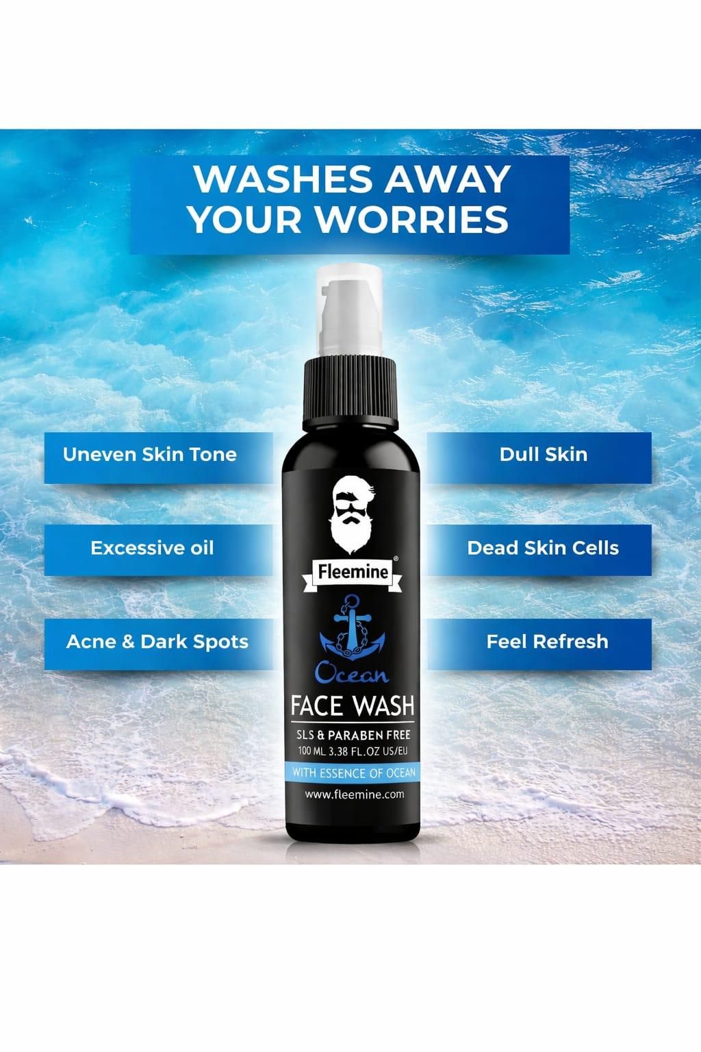 Ocean Face Wash 100 ml (Pack of 2)